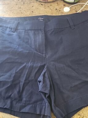 J. Crew Women's Navy Flat-Front Shorts